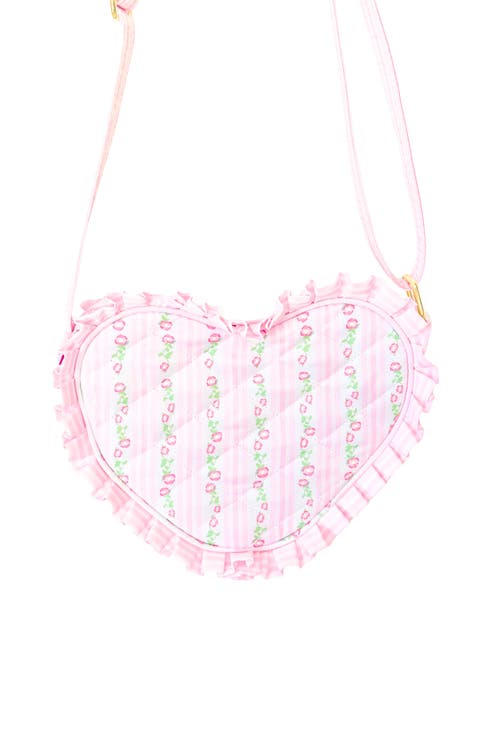 Floral Ruffle Girls' Heart Purse