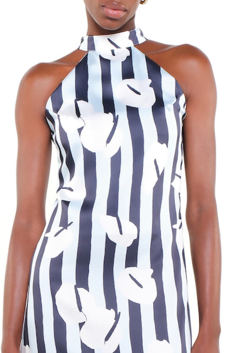 The Lulo Project Carla Print Tie Back Maxi Dress, Alternate, color,