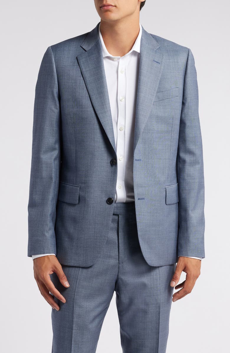 Paul Smith Tailored Fit Wool Suit, Alternate, color, Light Blue