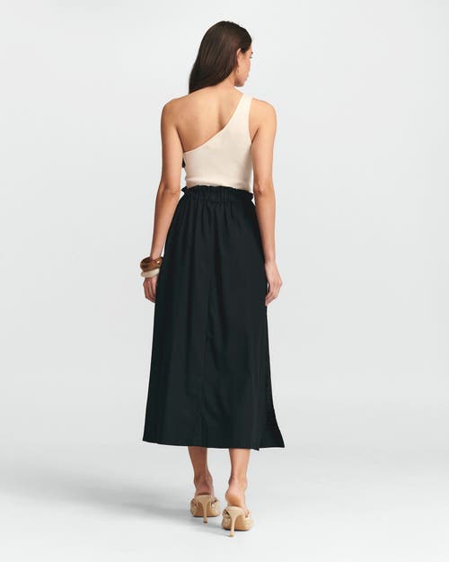 St Mrlo Meli Linen Skirt In Black
