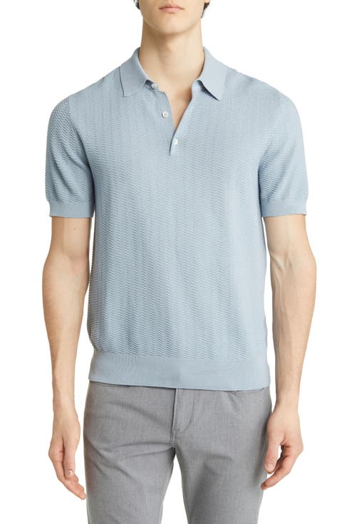 Textured Sweater Polo