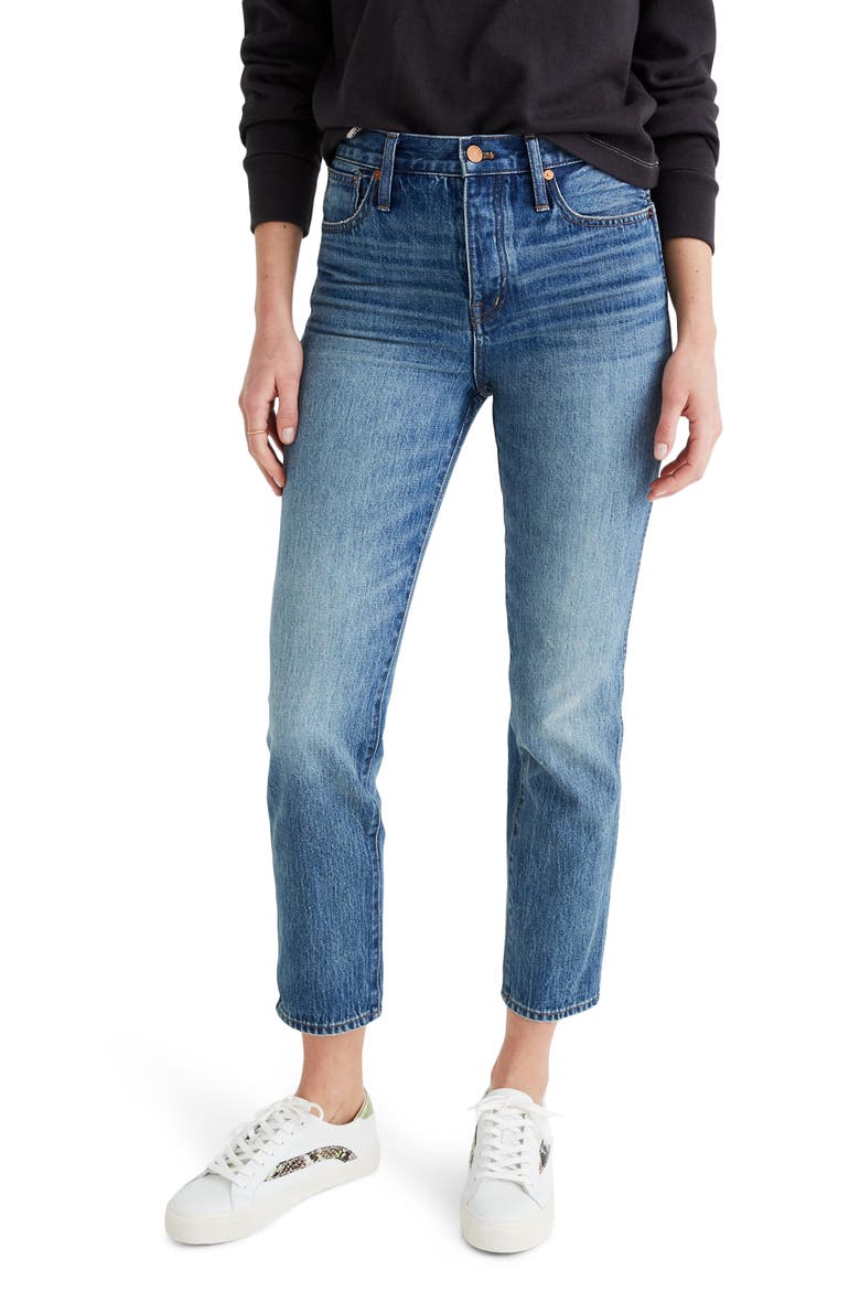 Rigid Stovepipe Jeans, Main, color, PORTSMITH