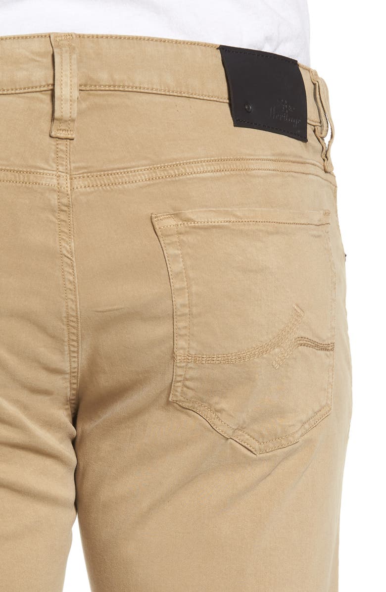 34 Heritage Courage Straight Leg Twill Pants, Alternate, color, Khaki Twill