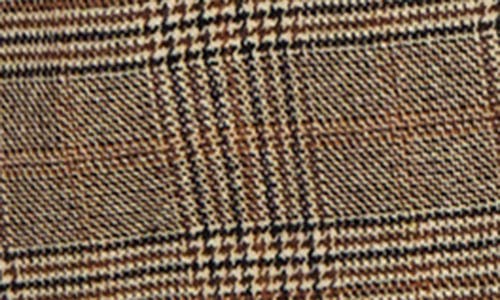 Sebby Double Breasted Coat In Brown