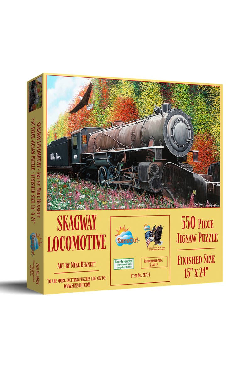 Skagway Locomotive 550 piece Jigsaw Puzzle for Adults, Main, color, Multicolor