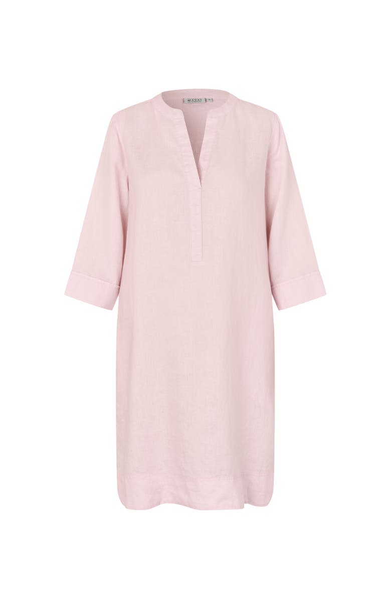 Masai Copenhagen MaNokolo Linen Tunic Dress, Alternate, color, Primrose