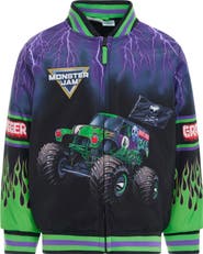 Monster Jam Zip-Up Bomber Jacket