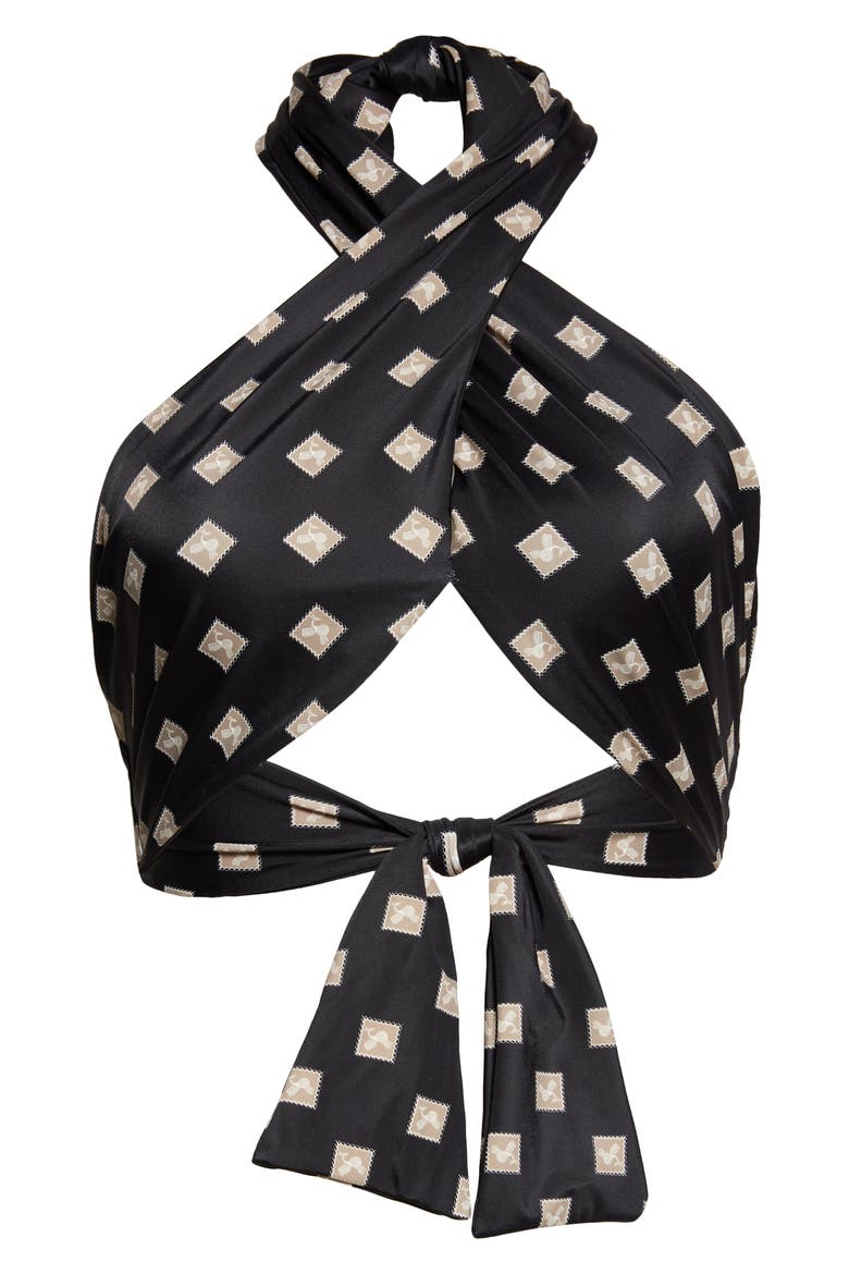 Imilla Print Bikini Top, Alternate, color, ANDEAN BLACK/ ECRU