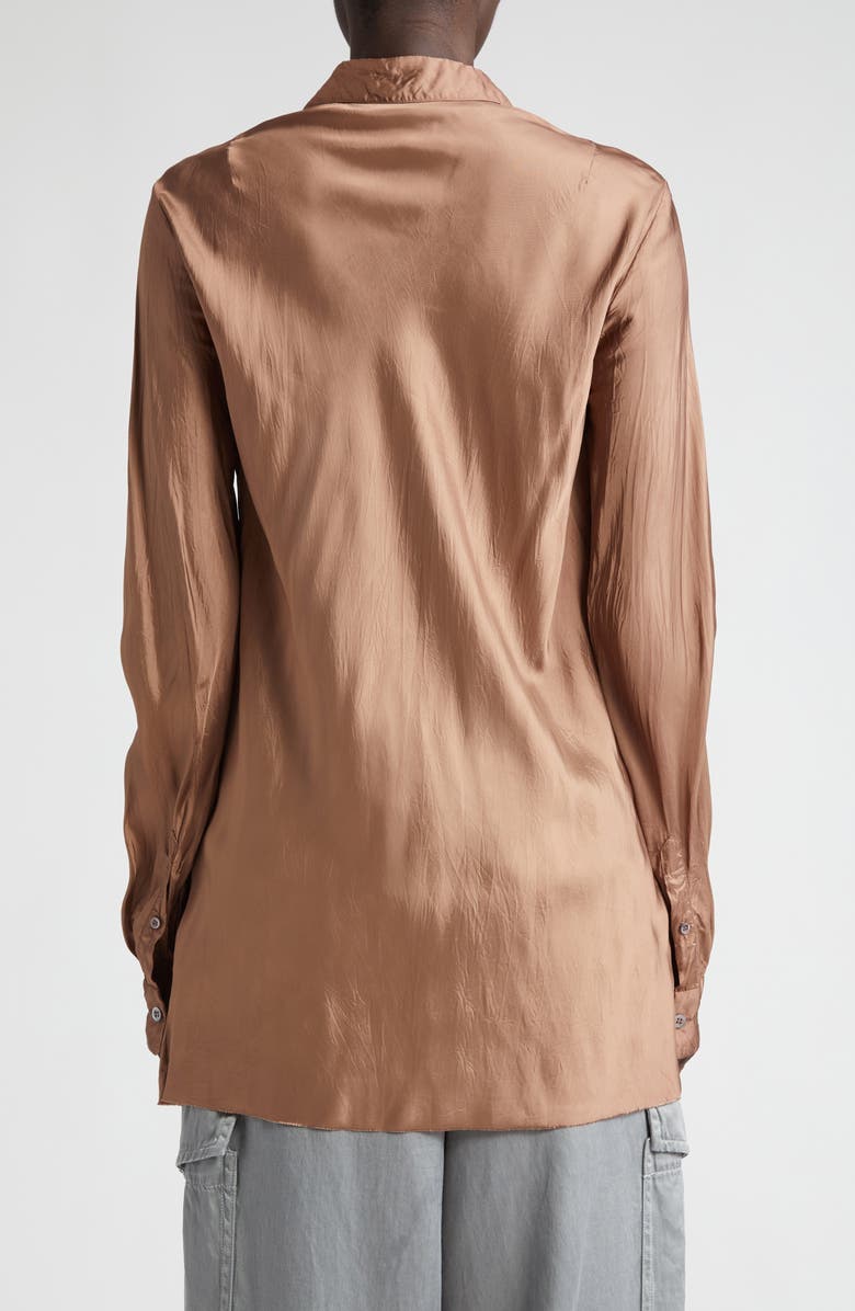 Dries Van Noten Calim Slim Fit Satin Shirt, Alternate, color, 