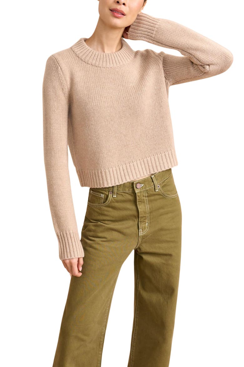 Solid Mini Marin Sweater, Alternate, color, Camel
