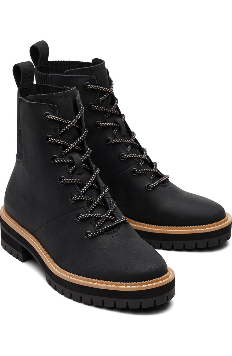 TOMS Leather Frankie Boot, Main, color,