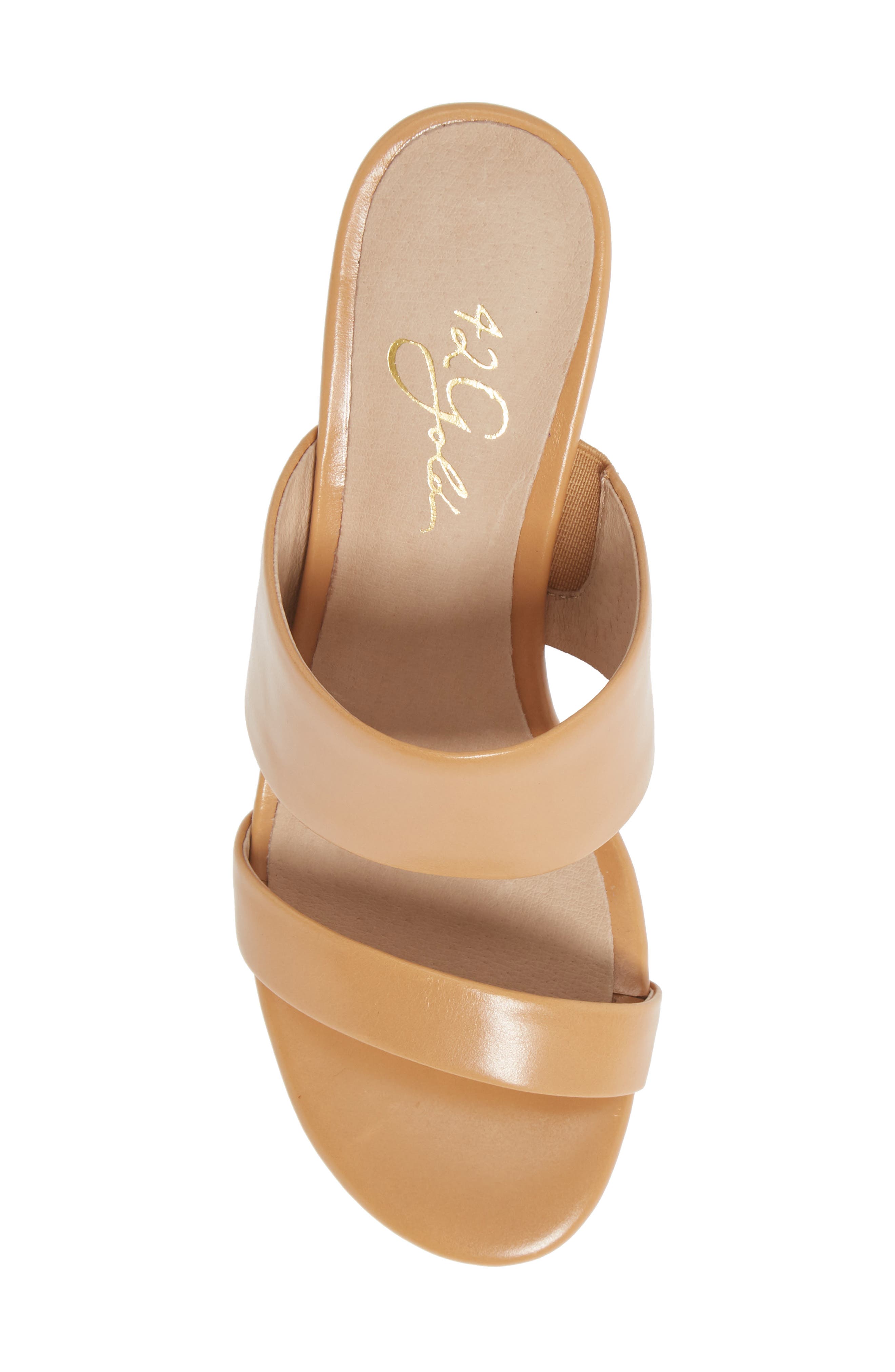 Liya Slide Sandal, Alternate, color, ALMOND