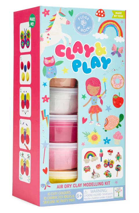 Rainbow Fairy Clay & Play AIr Dry Clay Modeling Kit