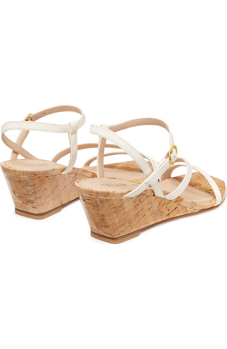 Stuart Weitzman Oasis 50 Wedge Sandal, Alternate, color, Seashell