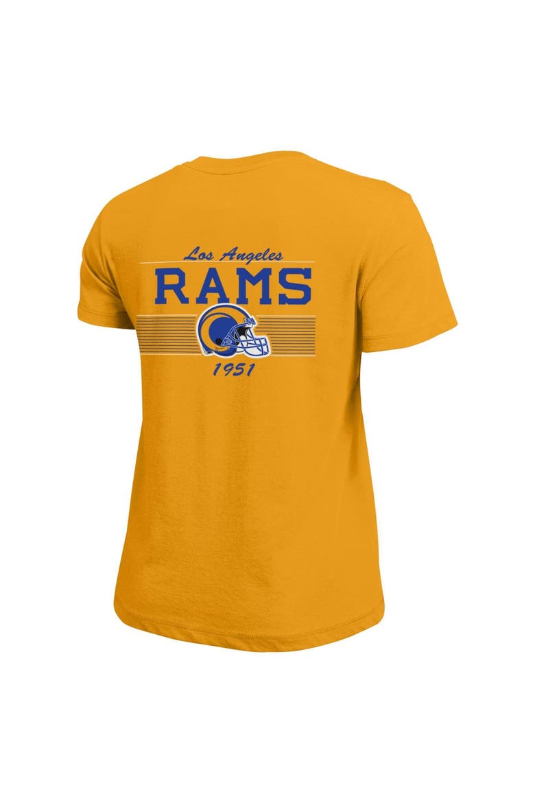 Women's Champion Gold Los Angeles Rams Classic Sol T-Shirt, Alternate, color, Gold