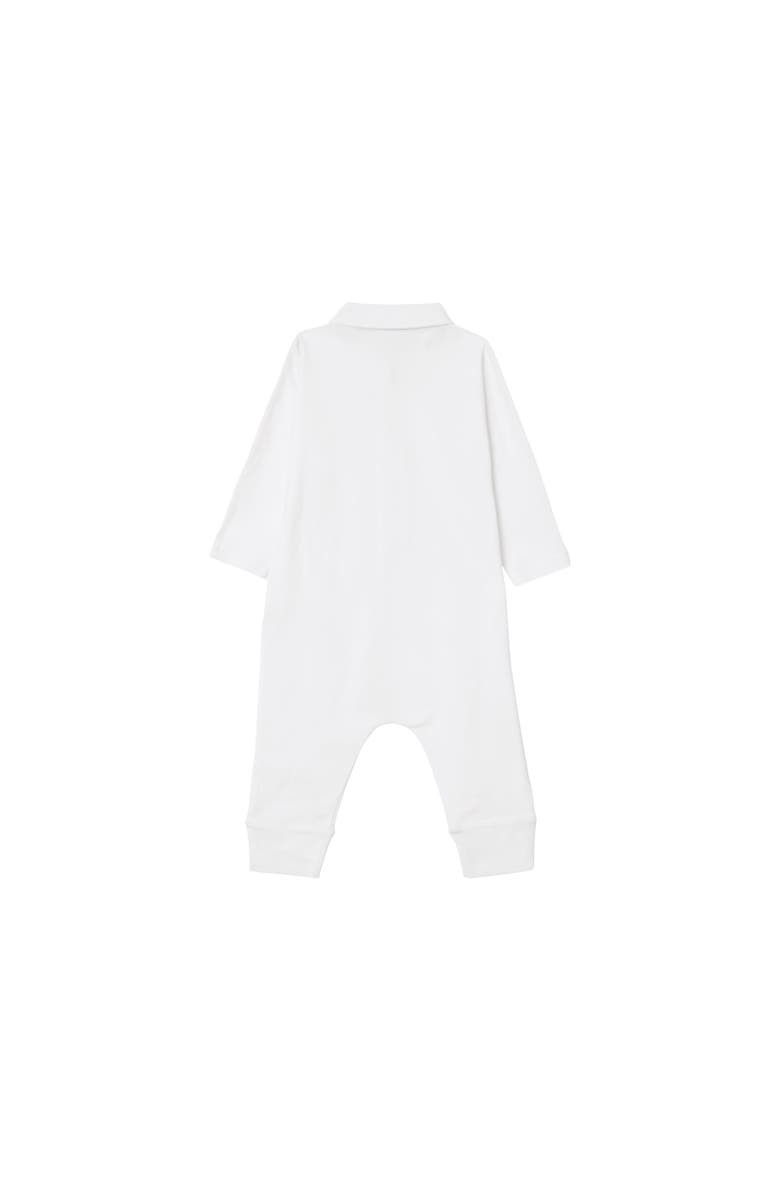 Burberry Stretch Cotton Three-piece Baby Gift Set, Alternate, color, White