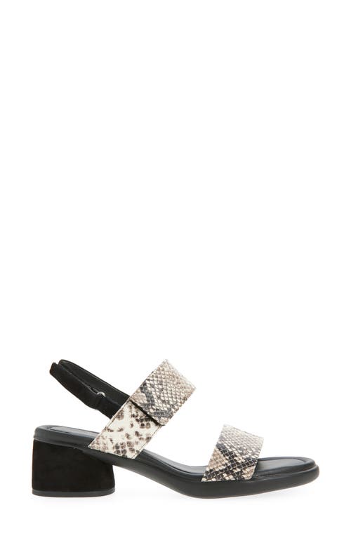 Ecco Sculpted Lx Slingback Sandal In Dark Clay
