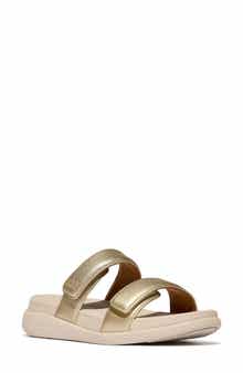 FitFlop F-Mode Go Adjustable Platform Slide Sandal