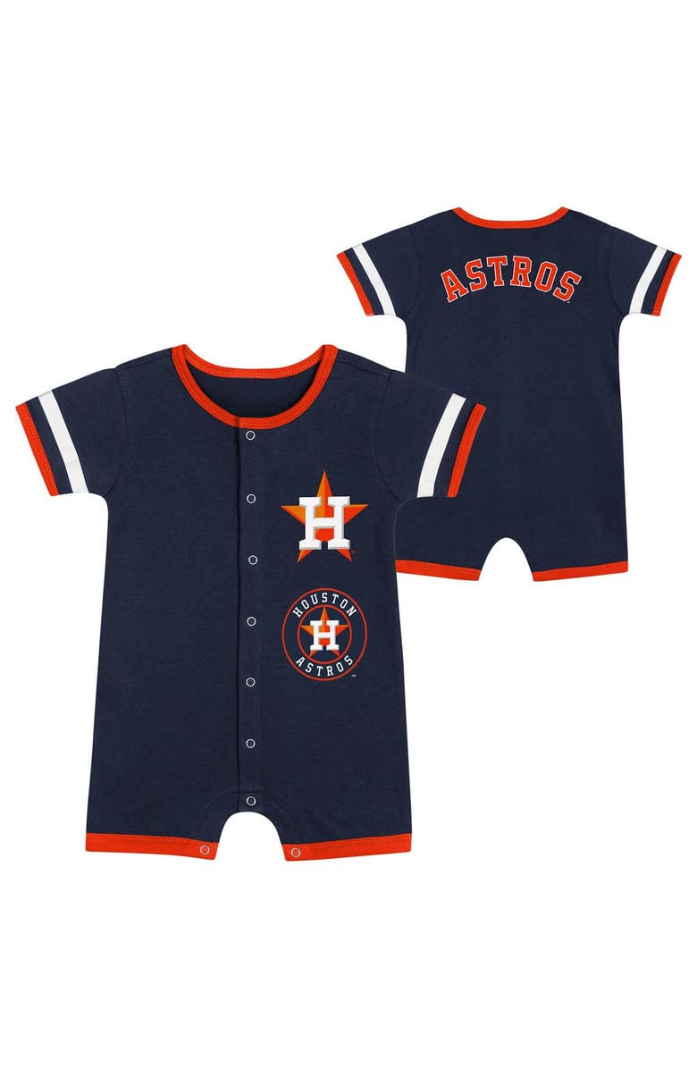 Outerstuff Newborn  Navy Houston Astros Double Hit Coveralls, Main, color, 