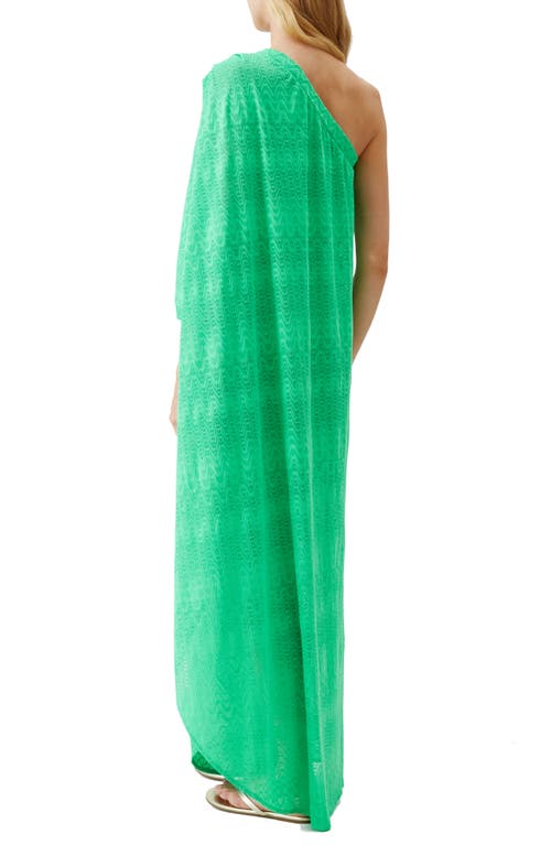 MELISSA ODABASH MELISSA ODABASH SAVANNAH ONE-SHOULDER COVER UP KAFTAN