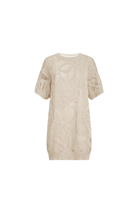 Dazzling water lilies mini dress