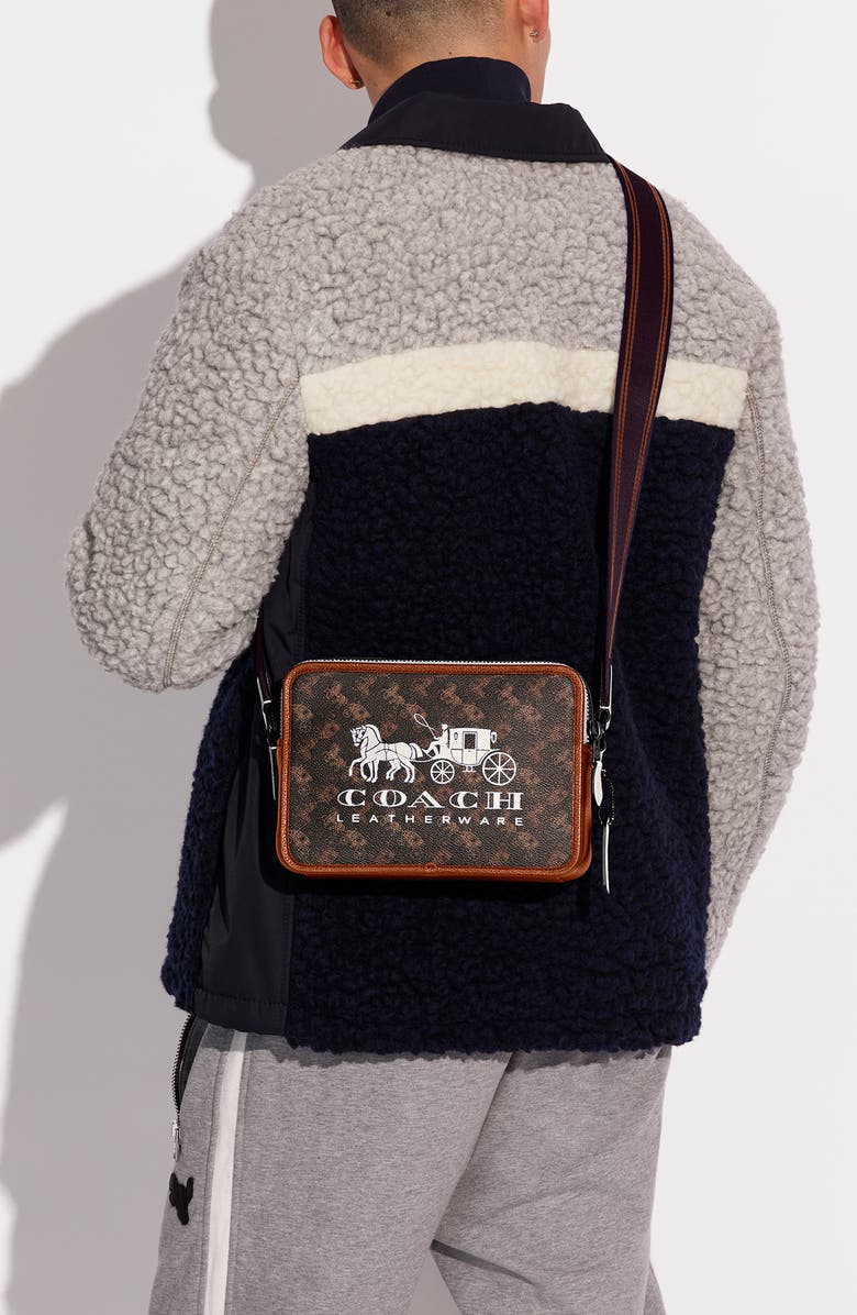 COACH Charter Leather Crossbody Bag, Alternate, color,