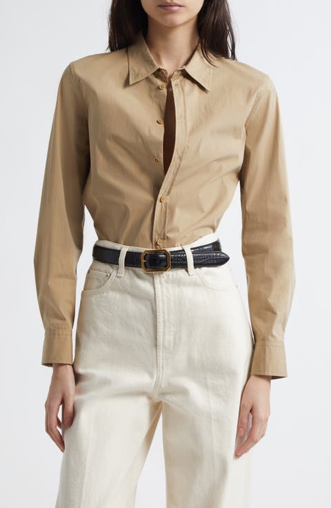 Dyllan Shrunken Cotton Shirt