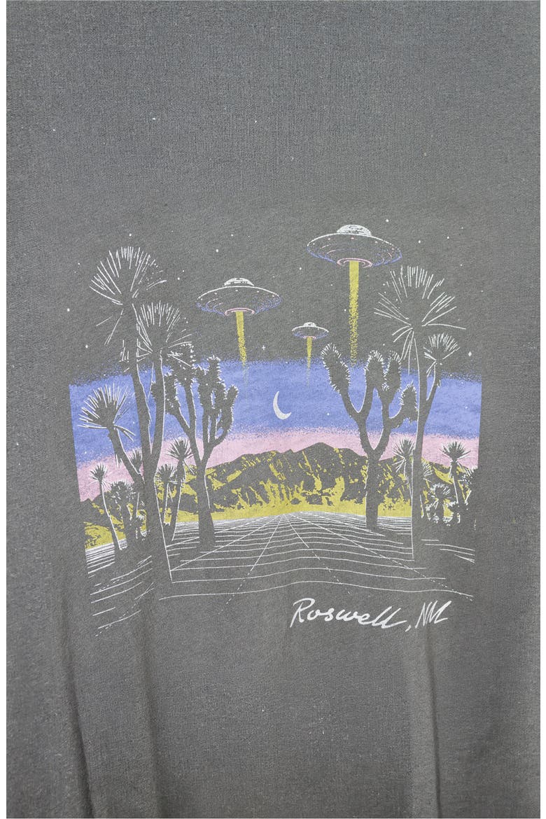 Roswell Cotton Graphic T-Shirt, Alternate, color, VINTAGE BLACK