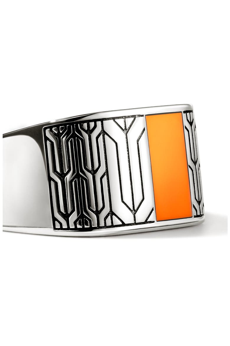 Icon 50 Signet Ring, Alternate, color, SILVER