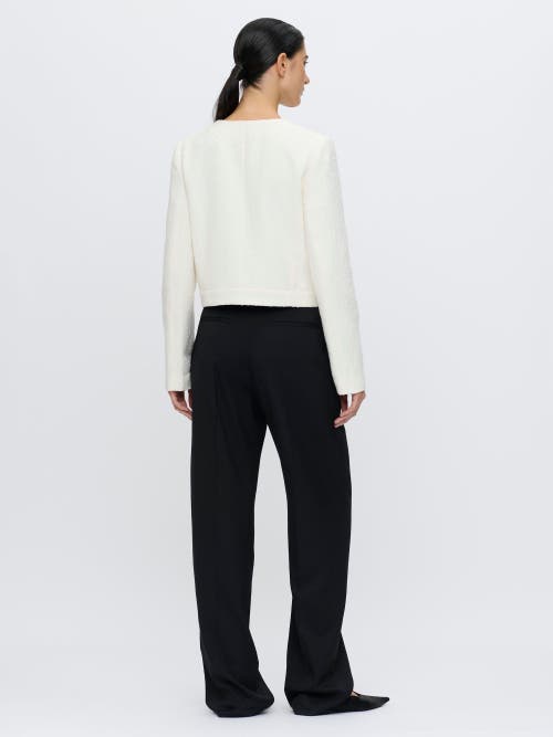 Callas Milano Alba Boucle Crop Blazer