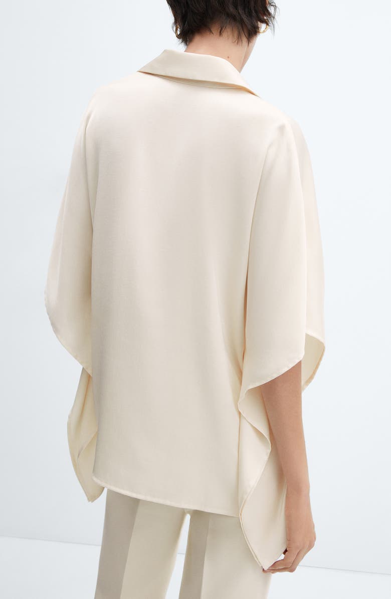 MANGO Short Sleeve Button-Up Shirt, Alternate, color, 