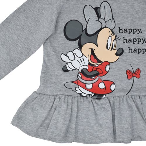 Disney Long Sleeve T-shirt & Leggings Set In Gray