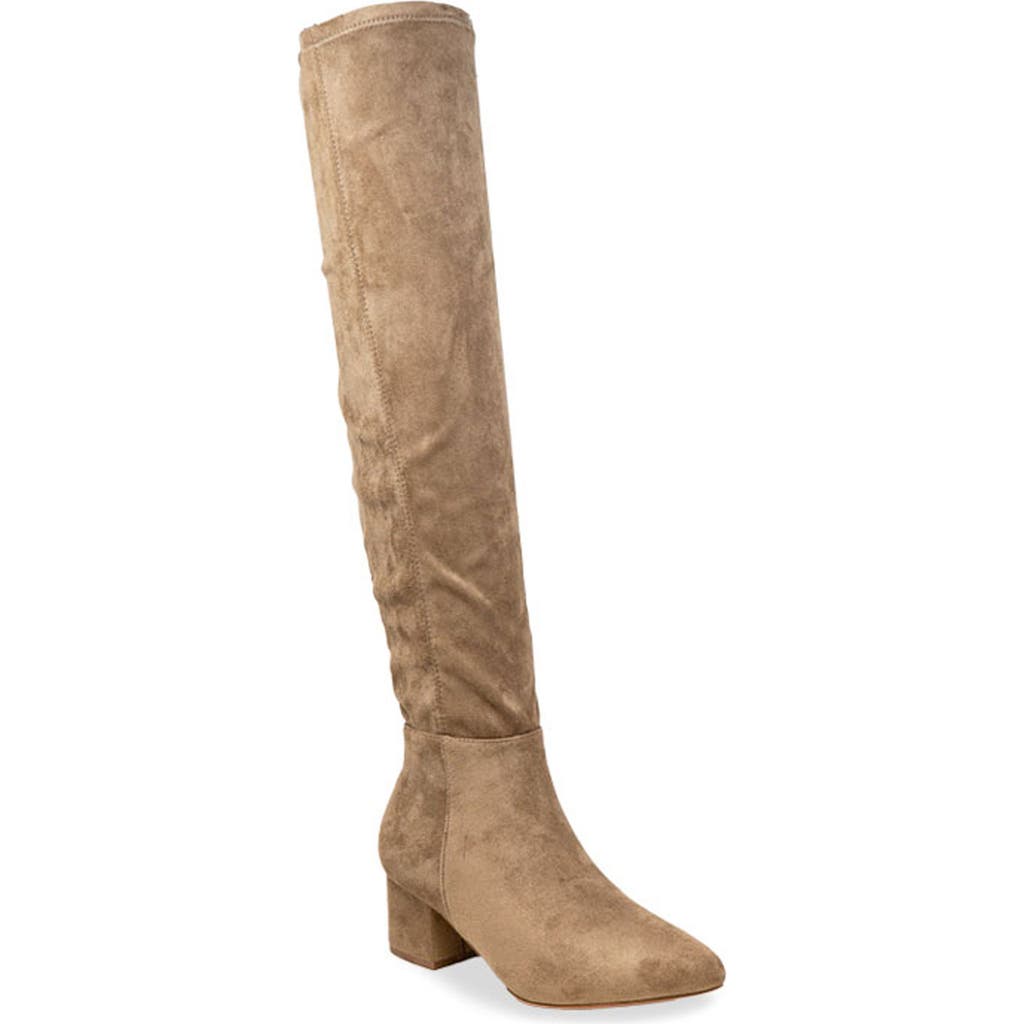 Chase & Chloe Chase And Chloe Wynter Over The Knee Boot In Brown