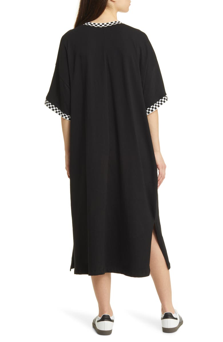 Dressed in Lala Frankie Stretch Cotton Oversize T-Shirt Dress, Alternate, color, 