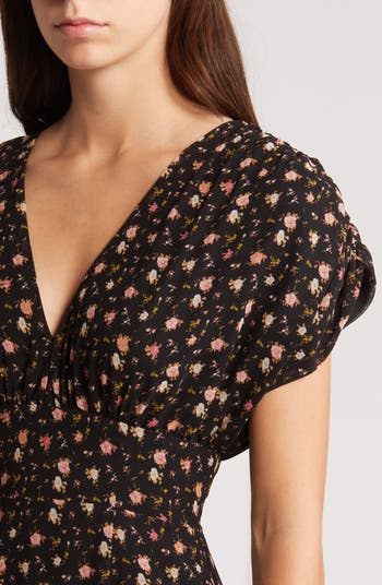 Charles henry floral wrap dress on sale