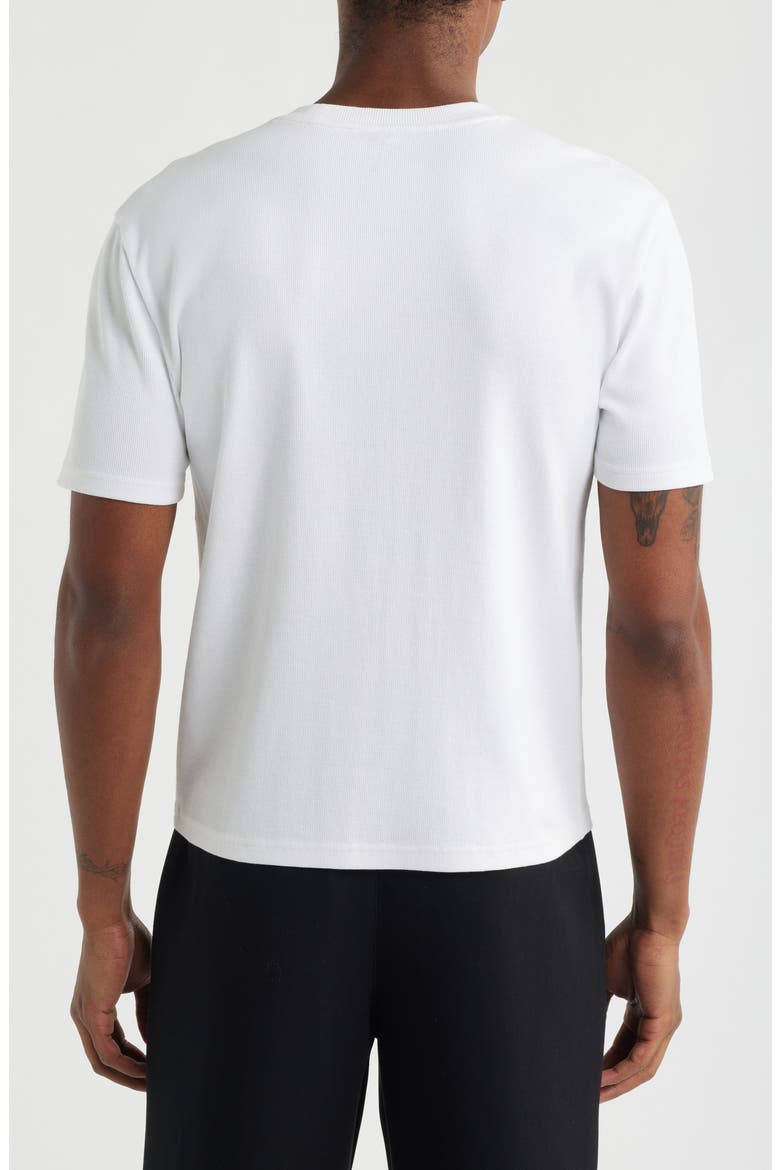 Shrunken Stretch Cotton T-Shirt, Alternate, color, WHITE