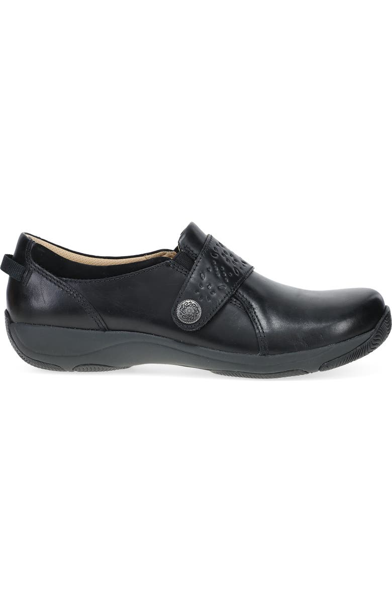 Dansko Sallie Clog - Wide Width Available, Alternate, color, Black Waxy Burnished