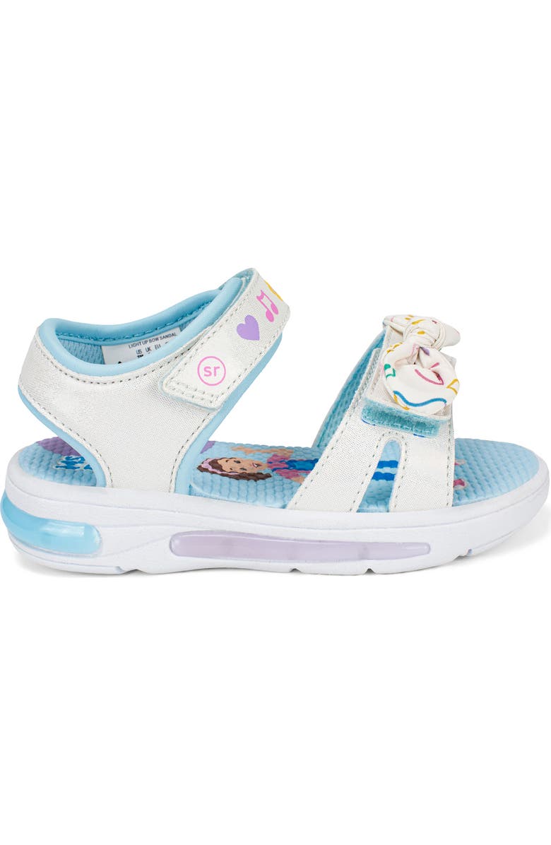 Stride Rite Kids' x Ms. Rachel Light-Up Sandal, Alternate, color, White