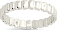 Sterling Forever Stacey Textured Band Ring