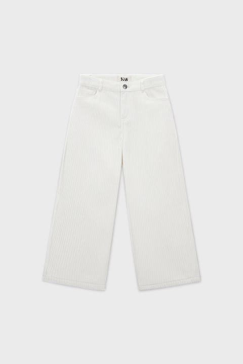 Organic Cotton Corduroy Straight Leg Pant