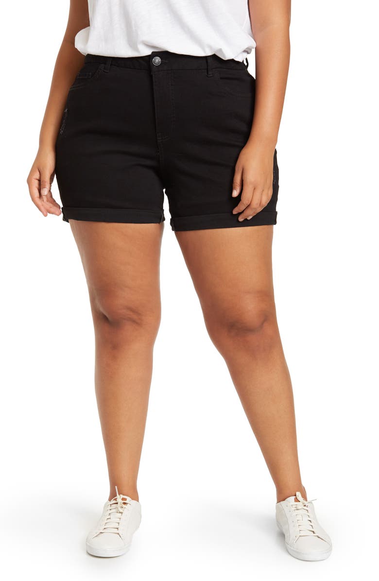 ROYALTY FOR ME Denim Shorts, Main, color,