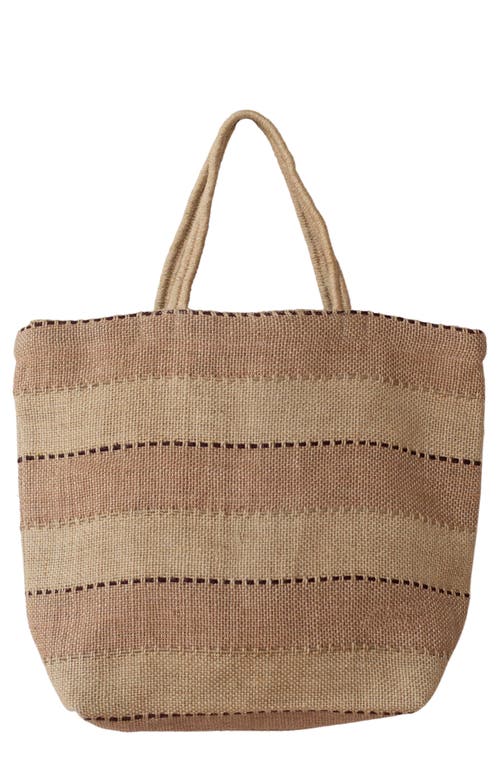 Will & Atlas Khari Market Shopper Jute Tote in Spice