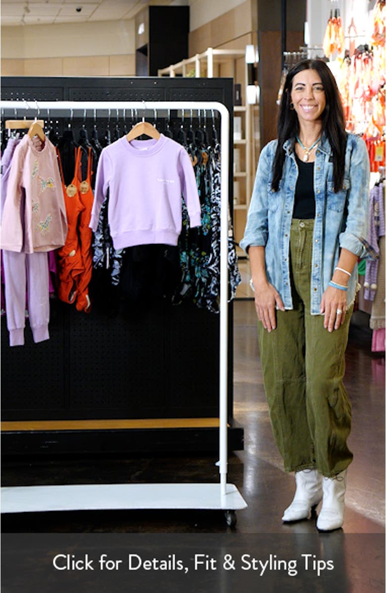 Kids' Core Cotton Sweatshirt, sales video thumbnail