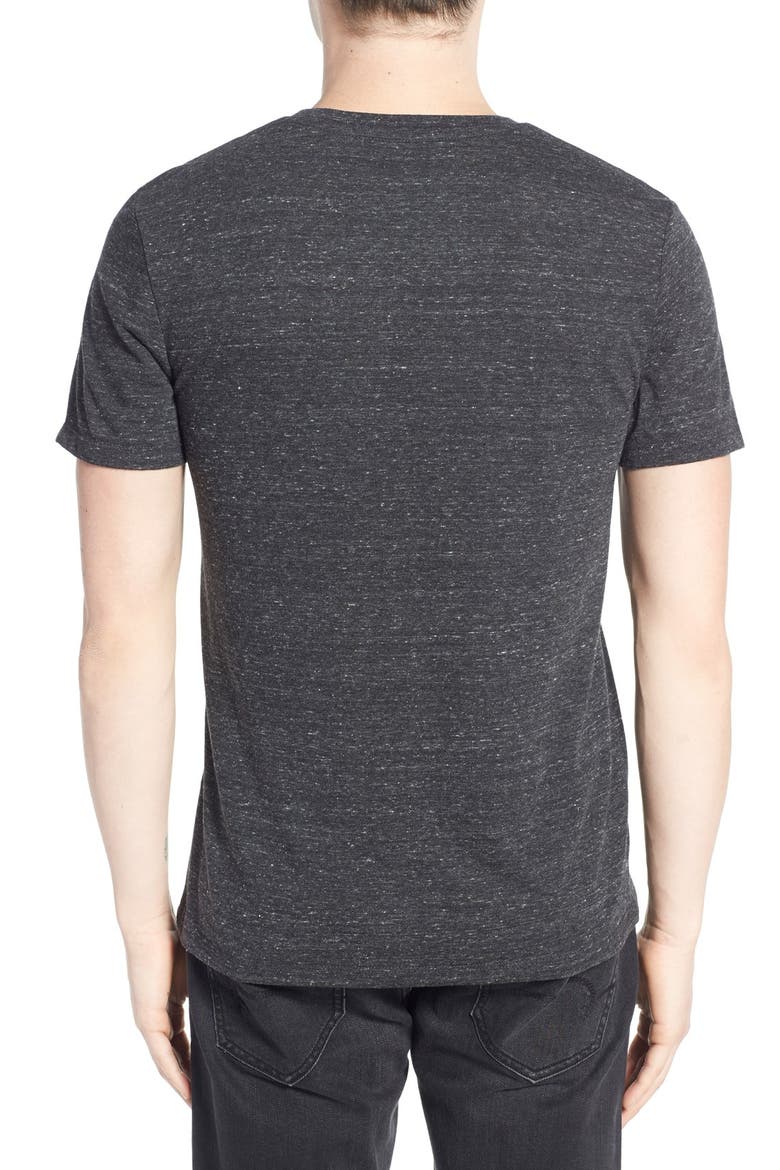 Slim Fit V-Neck T-Shirt, Alternate, color, DARK CHARCOAL HEATHER GREY