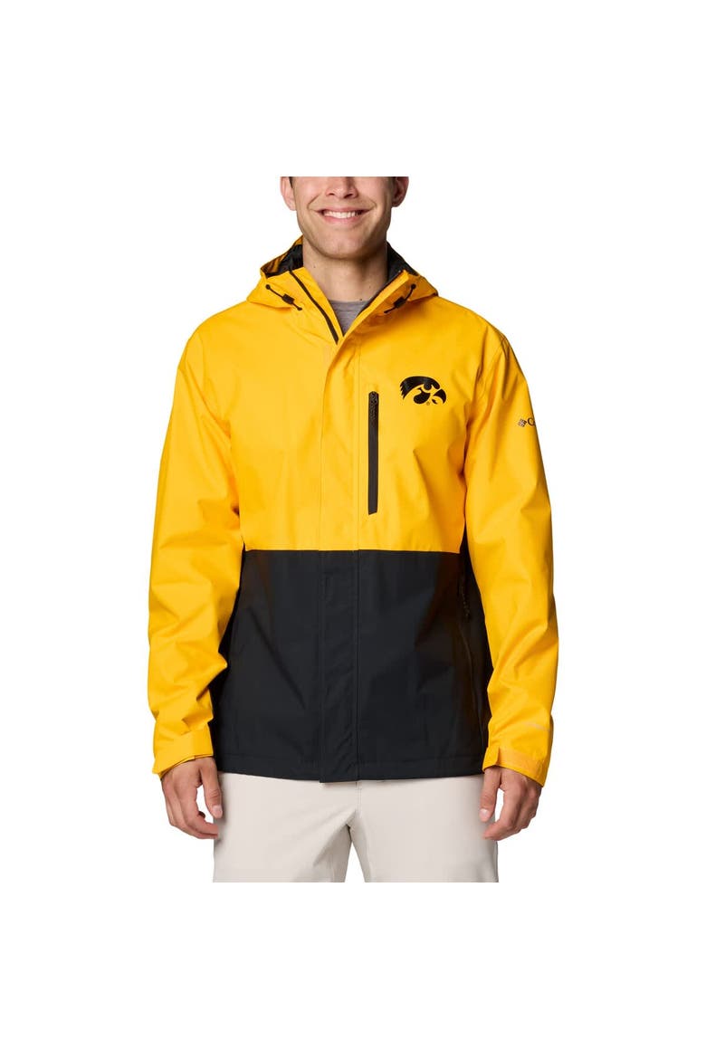 Men's Columbia  Gold Iowa Hawkeyes Field Bound Omni-Tech™ Full-Zip Jacket, Main, color, Gold
