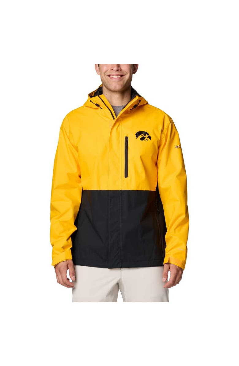 Columbia Men's Columbia  Gold Iowa Hawkeyes Field Bound Omni-Tech<sup>™</sup> Full-Zip Jacket, Main, color, Gold
