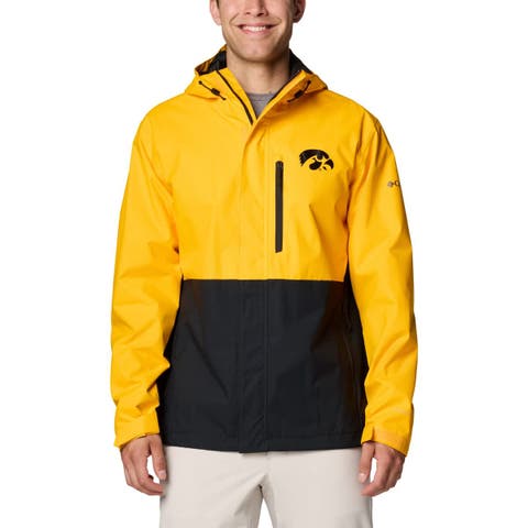 Men's Columbia  Gold Iowa Hawkeyes Field Bound Omni-Tech™ Full-Zip Jacket
