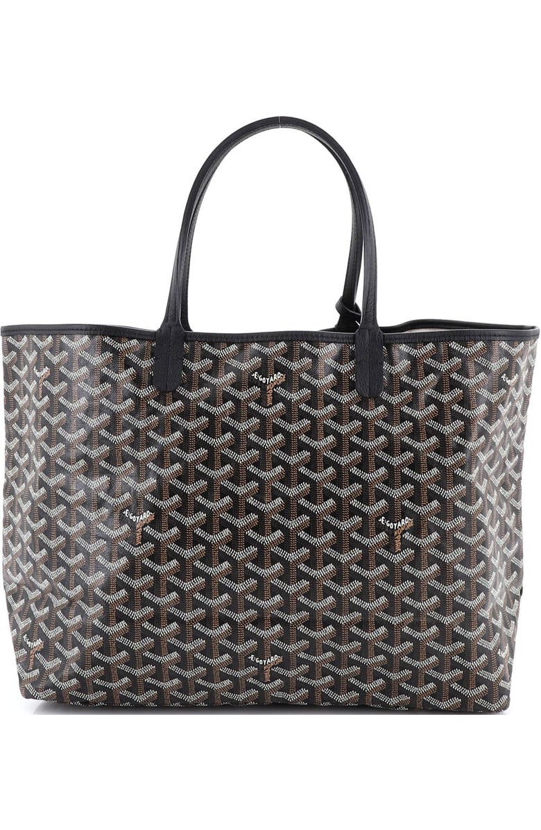 Pre-Owned Goyard Saint Louis Tote Coated Canvas PM, Alternate, color, Black