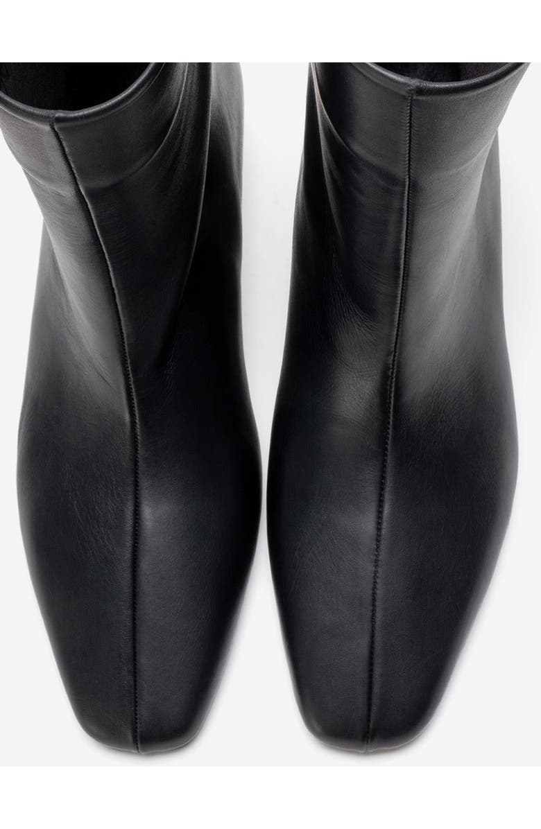 Forever & Always Shoes Nacho Leather Ankle Boot, Alternate, color, Black