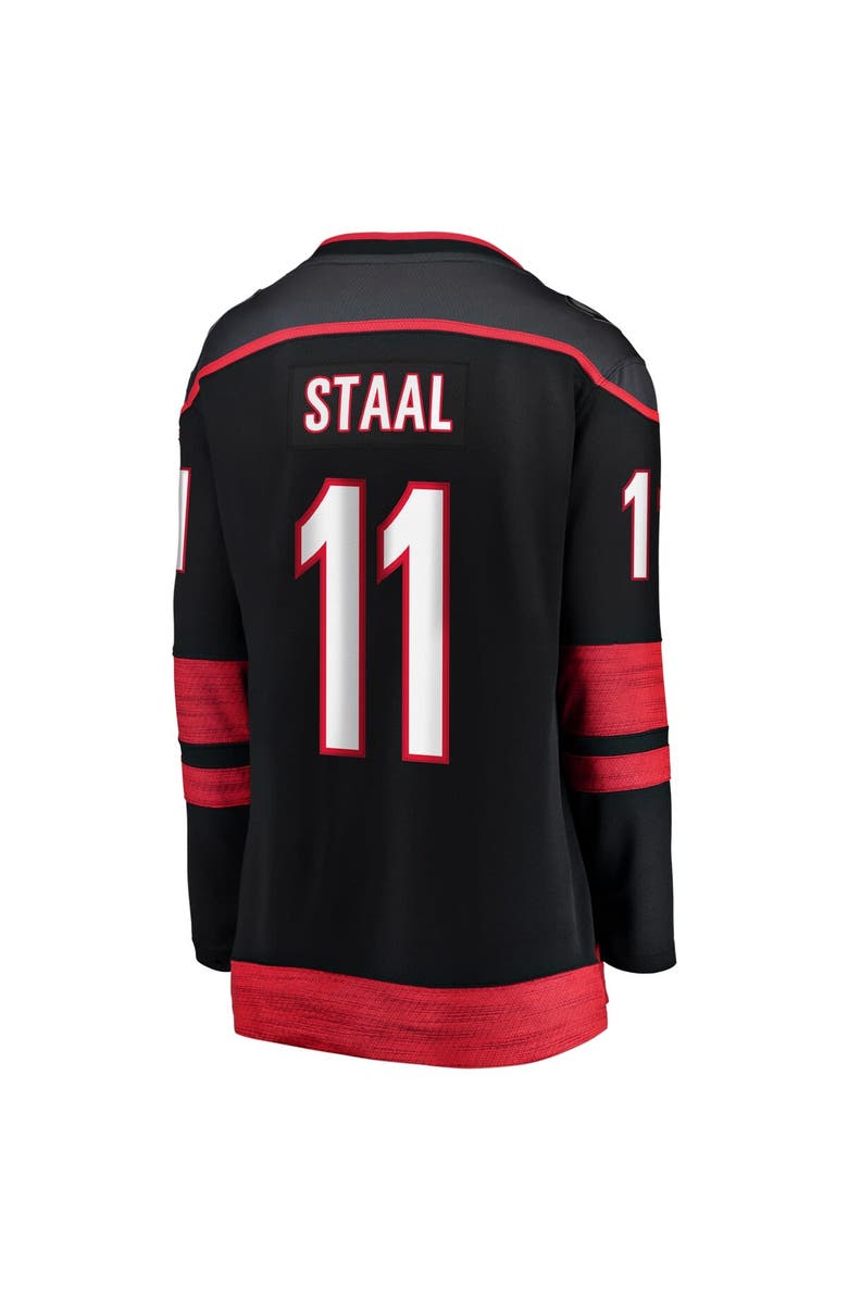 FANATICS Women's Fanatics Branded Jordan Staal Black Carolina Hurricanes Home Captain Patch Breakaway Player Jersey, Alternate, color, 